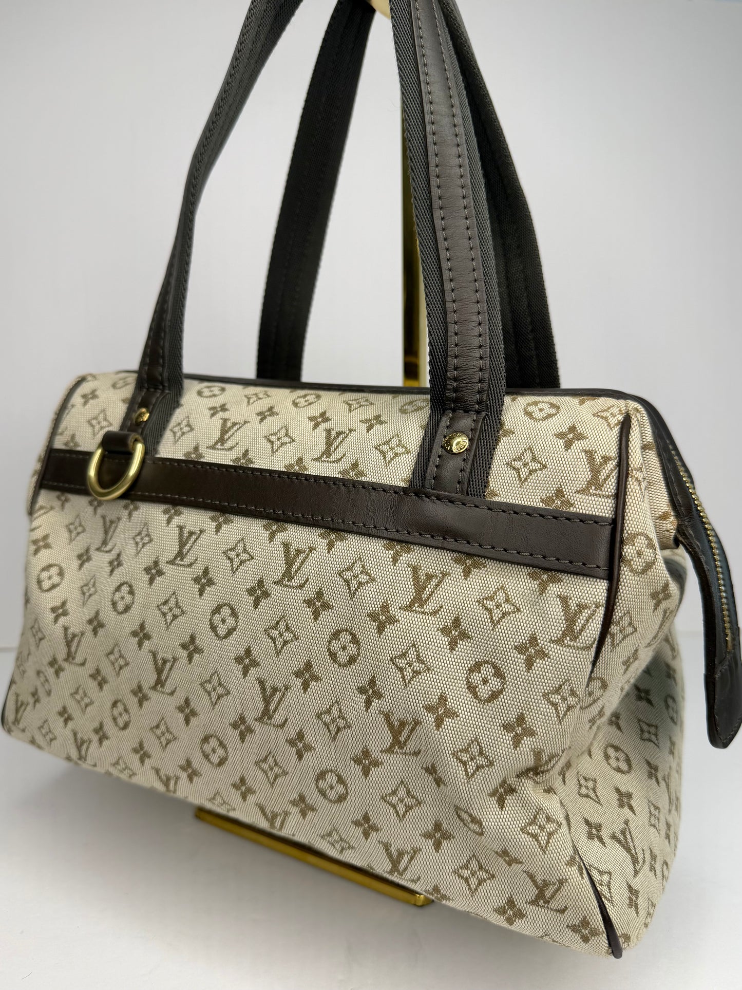 Pre-owned Louis Vuitton Vintage Monogram Mini Lin Josephine PM
