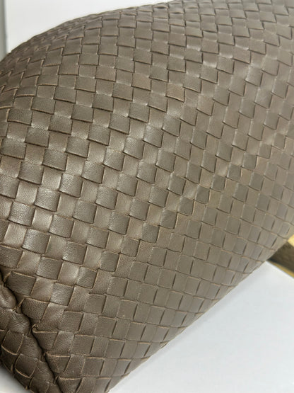 Pre-owned Bottega Veneta taupe-brown Intrecciato Tote