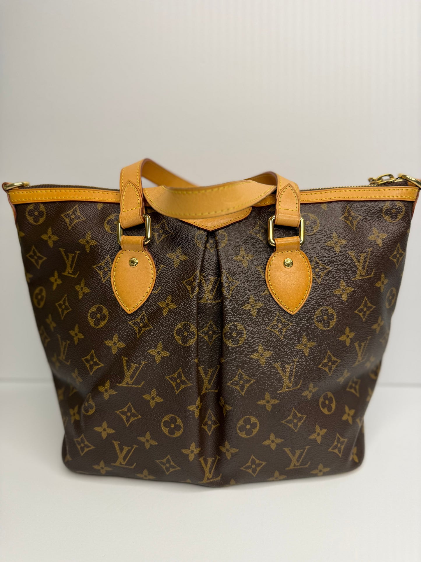 Pre-owned Louis Vuitton Monogram Palermo tote