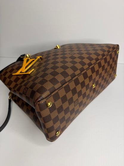 Pre-owned Louis Vuitton Damier Ebene LV Riverside Two Way Tote ()