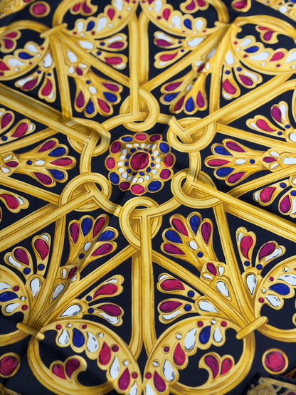 Pre-owned Christian Dior, vintage silk scarf