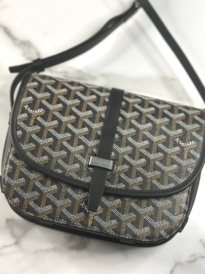 Pre-owned Goyard Black Goyardine canvas