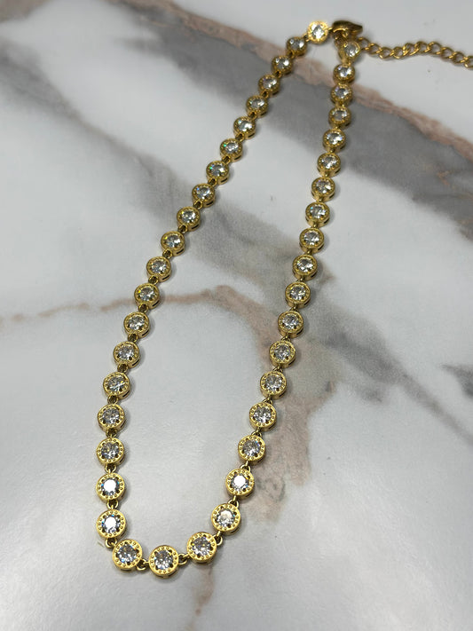 Victoria Rhinestone Necklace