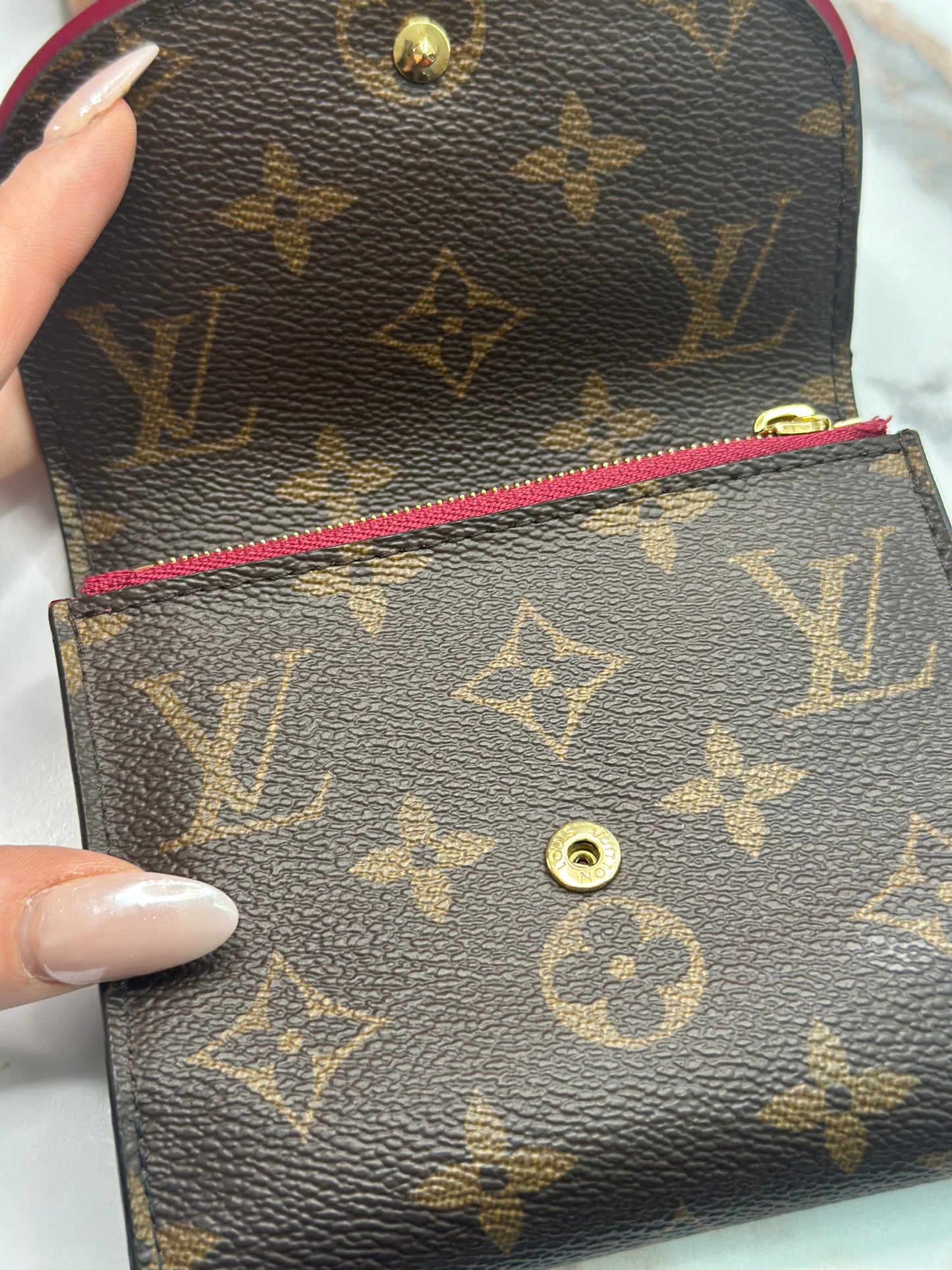 Pre-owned Louis Vuitton monogram canvas Ariane Wallet